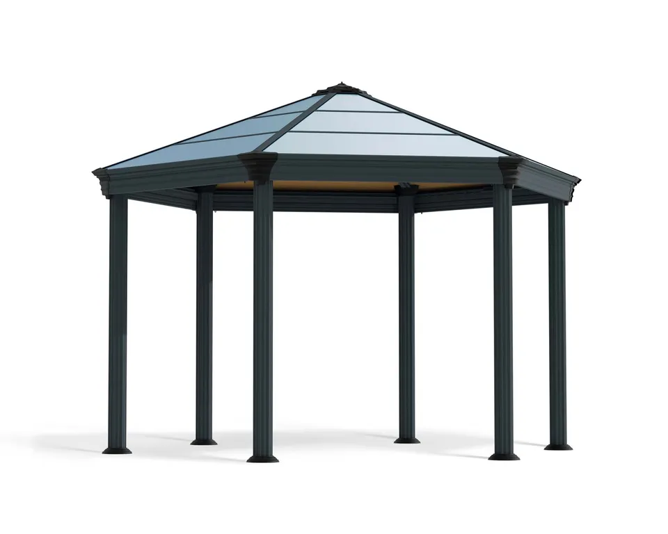 palram-canopia-roma-3-6-x-4-m-gartenpavillon-hexagonal-11-1-m image 1
