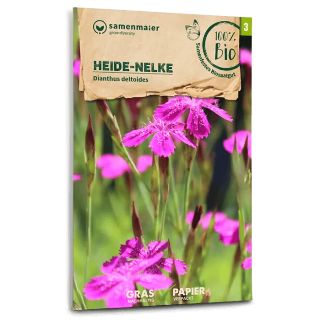 samen-maier-bio-wildblumen-heide-nelke-blumensamen-rosa image 1