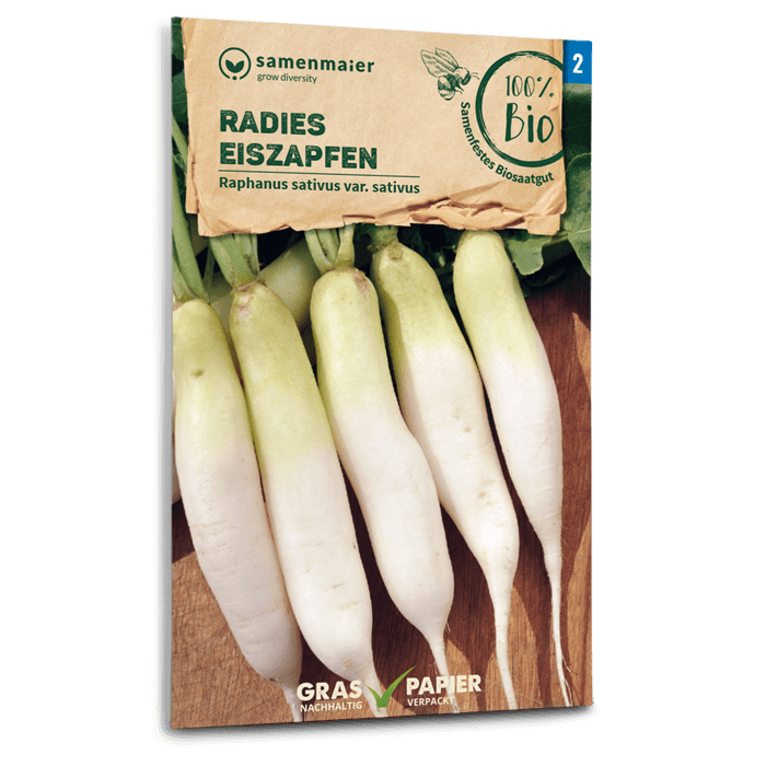 samen-maier-bio-radies-eiszapfen-radieschensamen-wei-l-nglich image 1