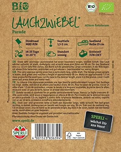 sperli-bio-lauchzwiebel-parade-saatband image 3