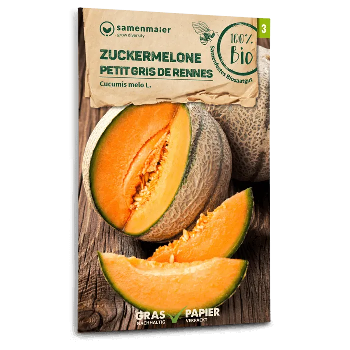 samen-maier-bio-zuckermelone-petit-gris-de-rennes-saatgut image 1