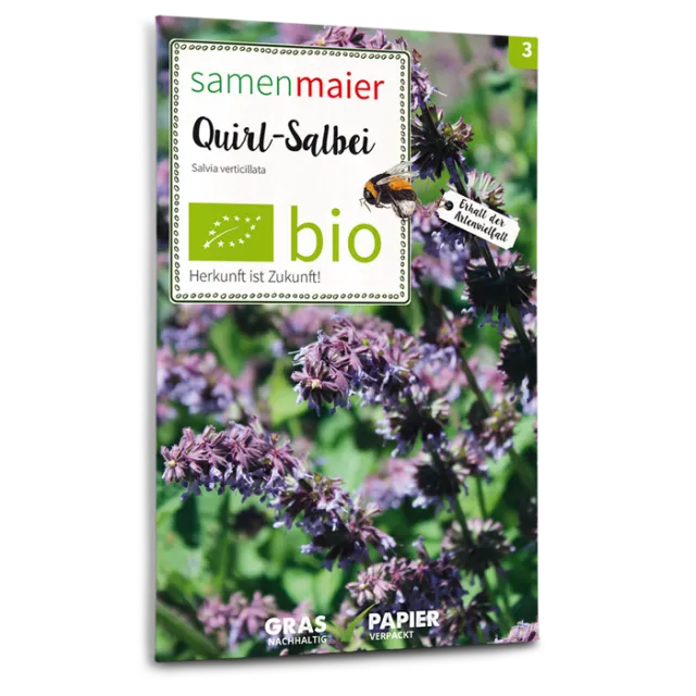 samen-maier-bio-wildblumen-quirl-salbei-blumensamen image 1