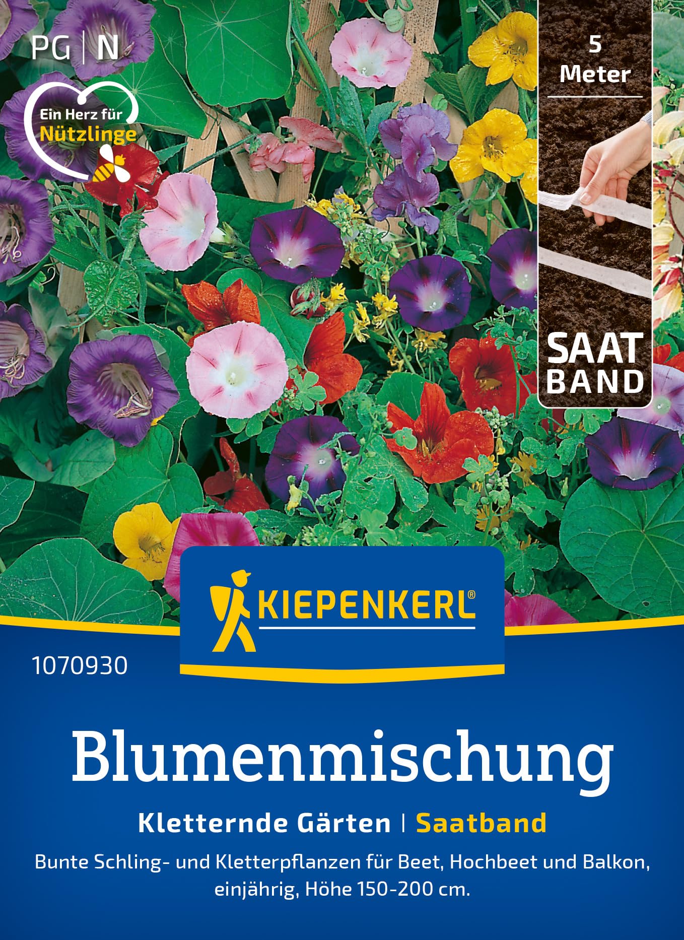 kiepenkerl-blumensamen-mischung-kletternde-g-rten-saatband image 1