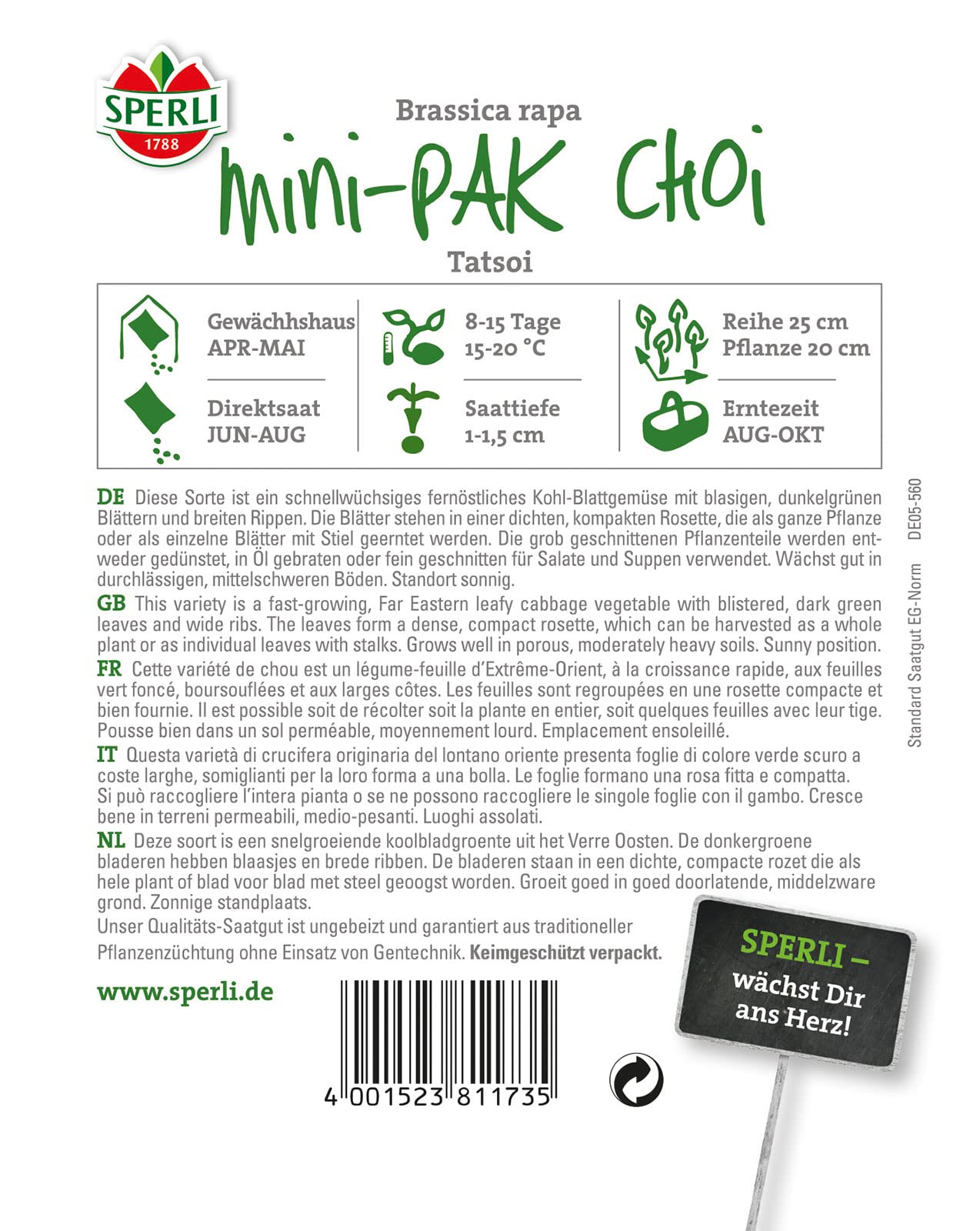 sperli-premium-pak-choi-samen-81173-mini-asia-gem-se image 2