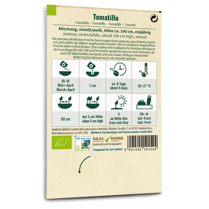 samen-maier-bio-tomatillo-bio-saatgut-f-r-salsa image 2