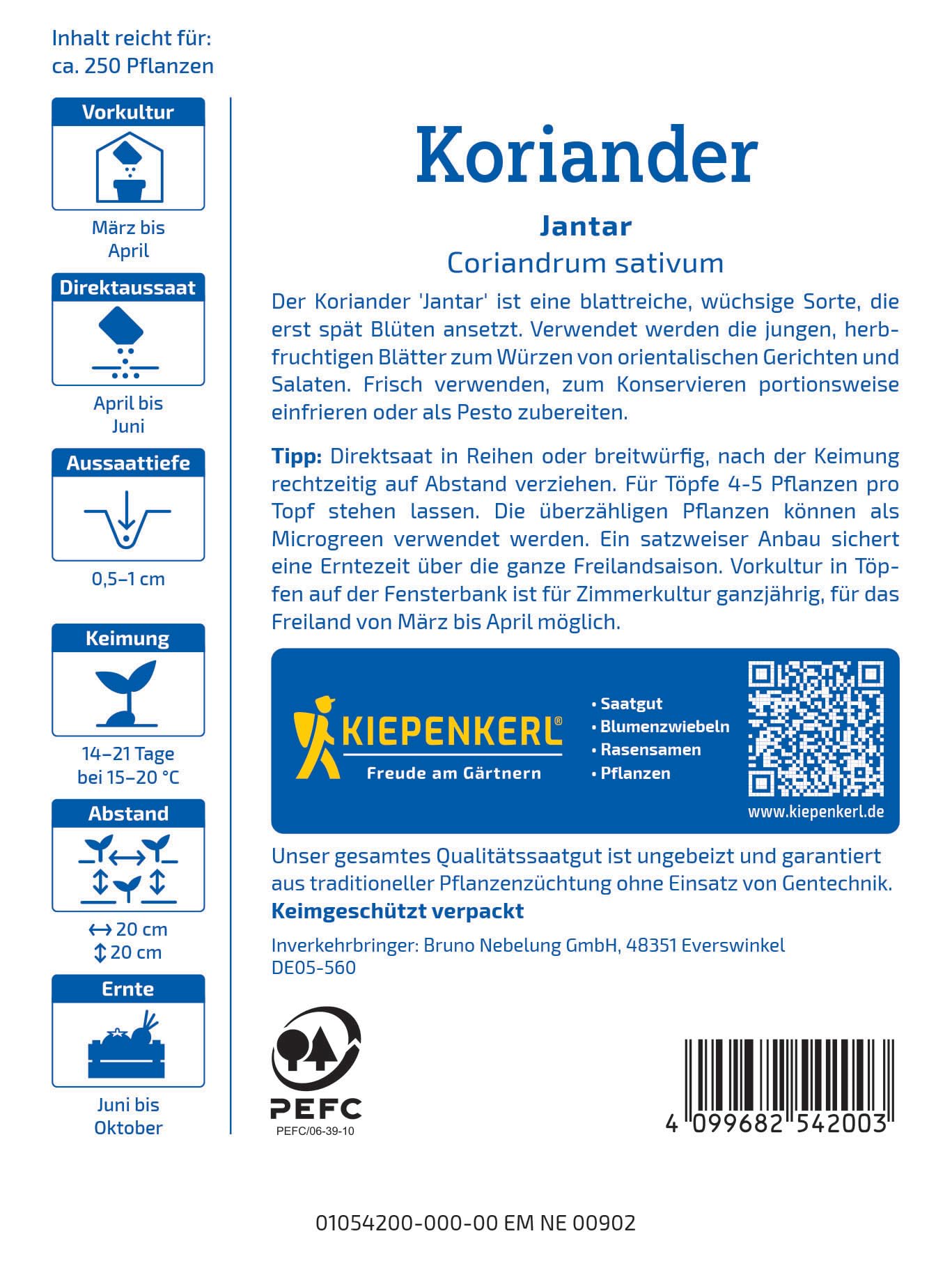 kiepenkerl-koriander-jantar-1054200-kr-utersamen image 2