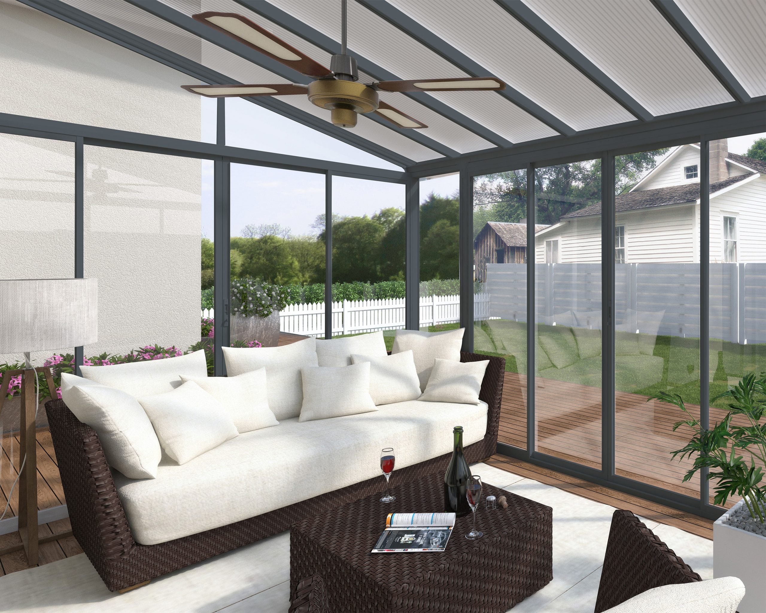 palram-canopia-sanremo-solarium-13-ft-x-14-ft-garten-pavillon-kit image 3
