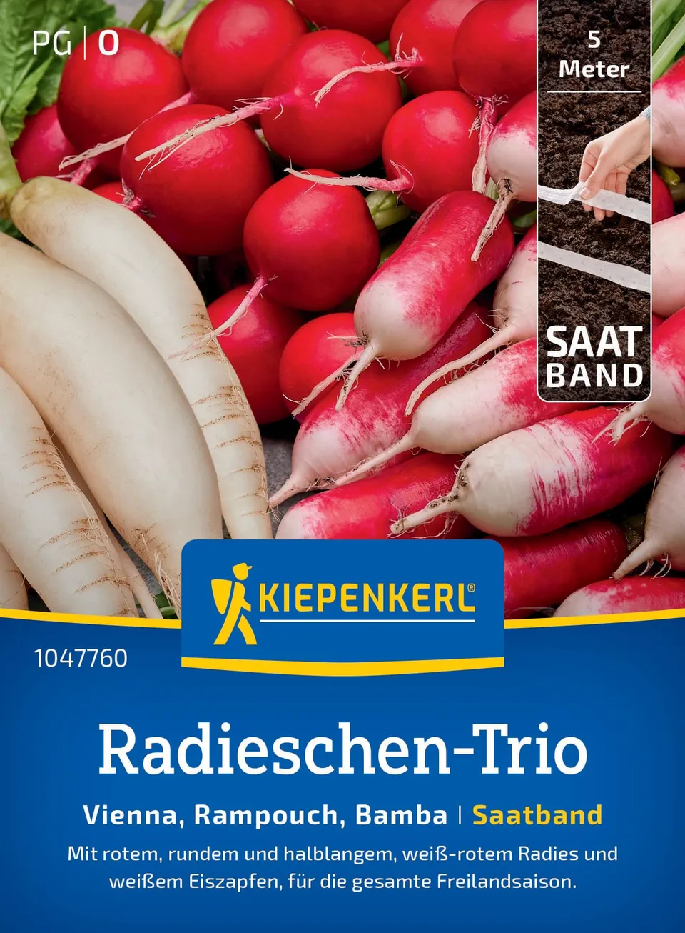 kiepenkerl-radieschen-trio-saatband-gem-sesamen image 1