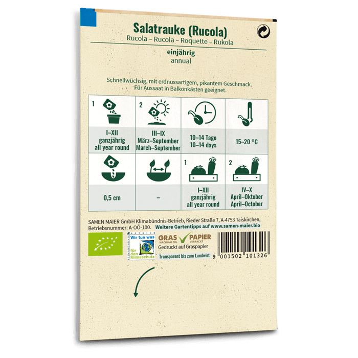 samen-maier-bio-salatrauke-rucola-kr-utersaatgut image 2