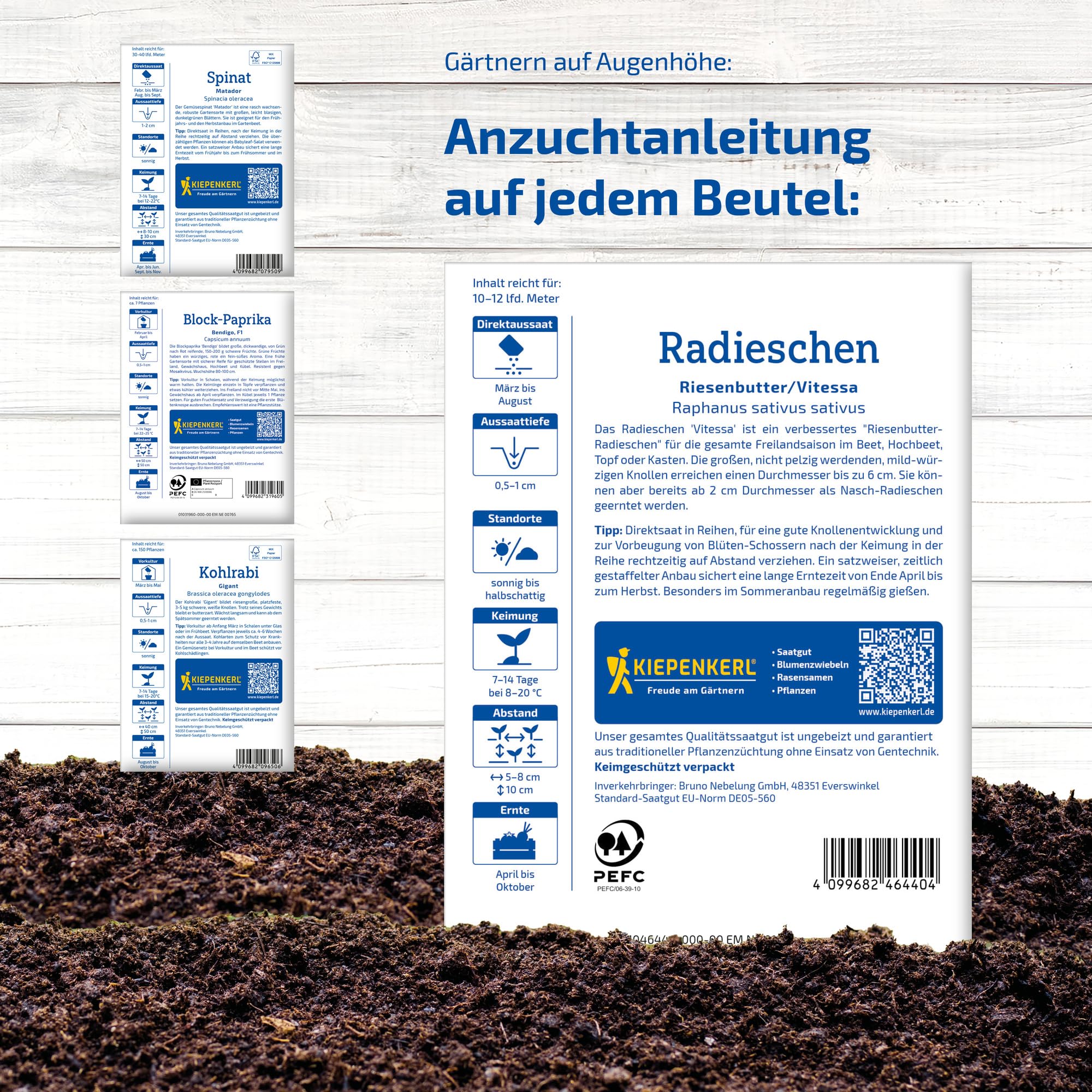 kiepenkerl-saatgut-set-g-rtnern-auf-augenh-he-4er-gem-sesaat-f-rs-hochbeet image 4