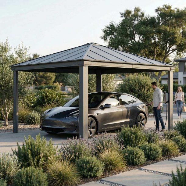 palram-canopia-colorado-carport-4-3-x-4-3-m image 8