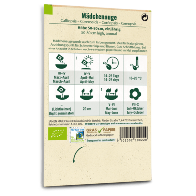 samen-maier-bio-m-dchenauge-saatgut-50-70-cm image 5