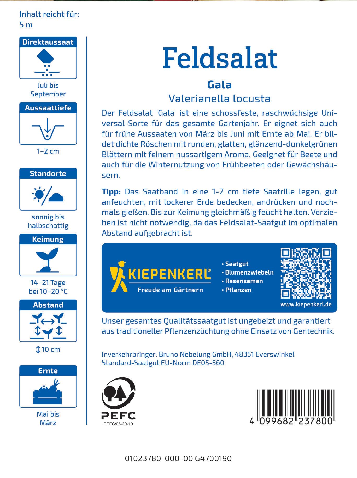 kiepenkerl-feldsalat-gala-gem-sesaat image 2