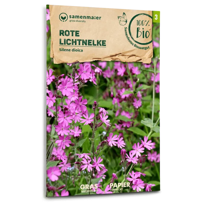 samen-maier-bio-wildblumen-rote-lichtnelke-blumensamen image 1