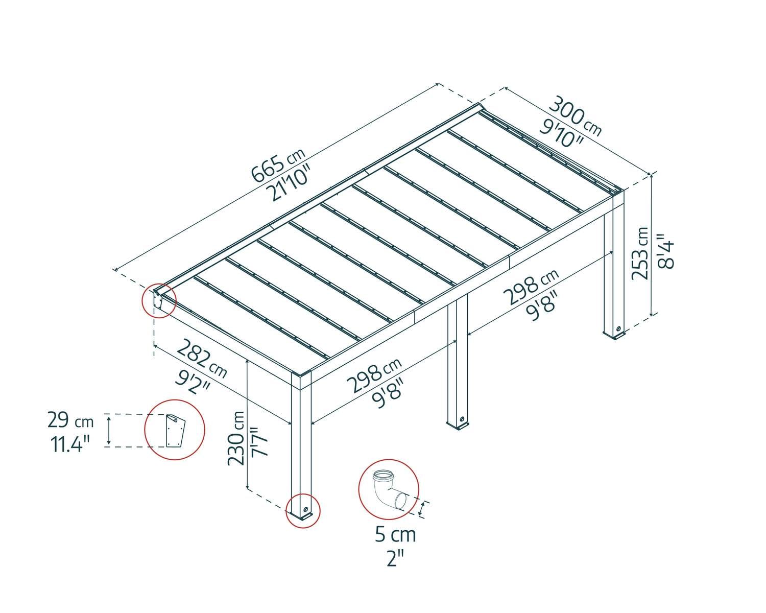 palram-canopia-helsinki-terrassen-pergola-3-x-6-6-m image 3