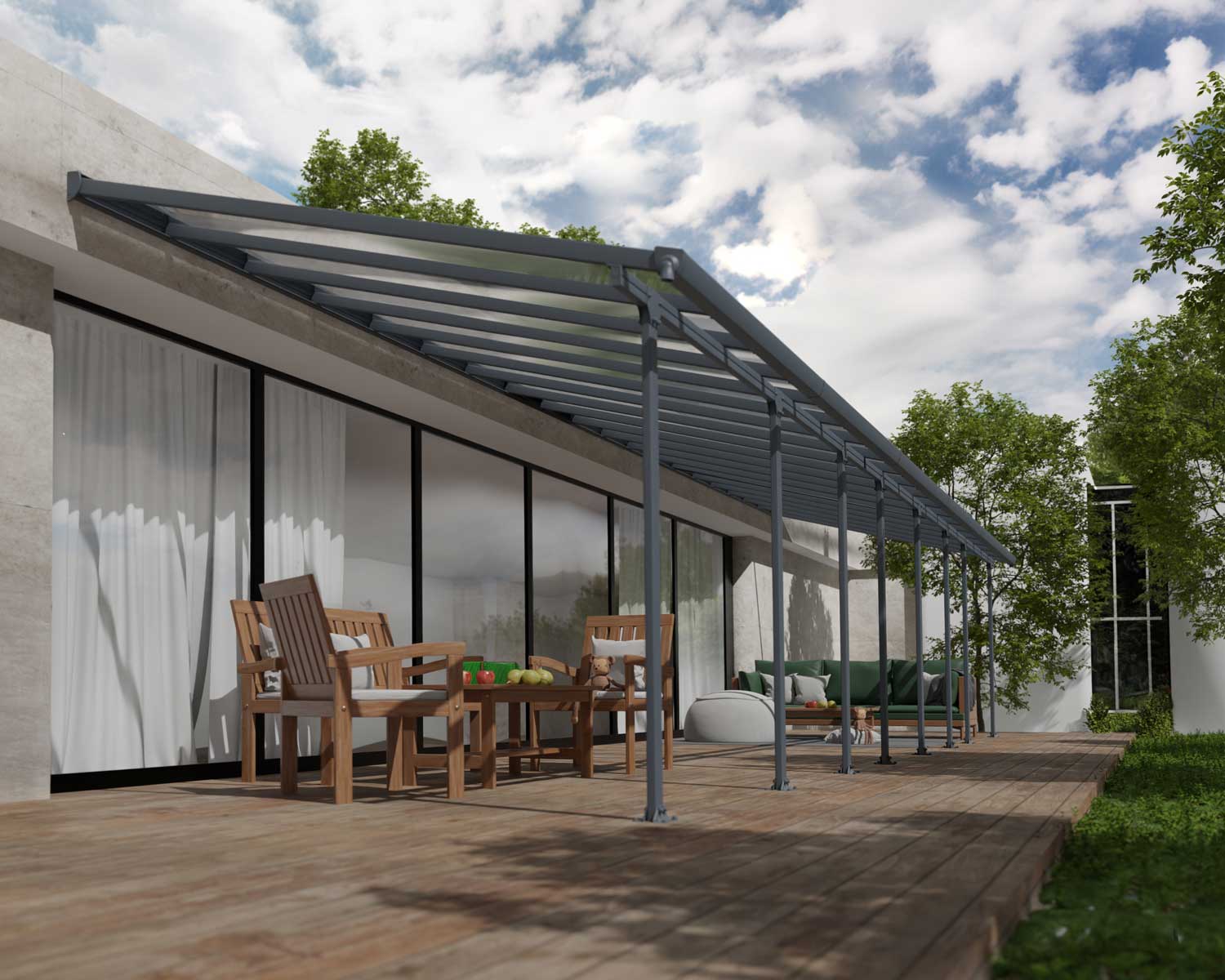 palram-canopia-feria-3x11-6-pergola-terrassen-berdachung image 4