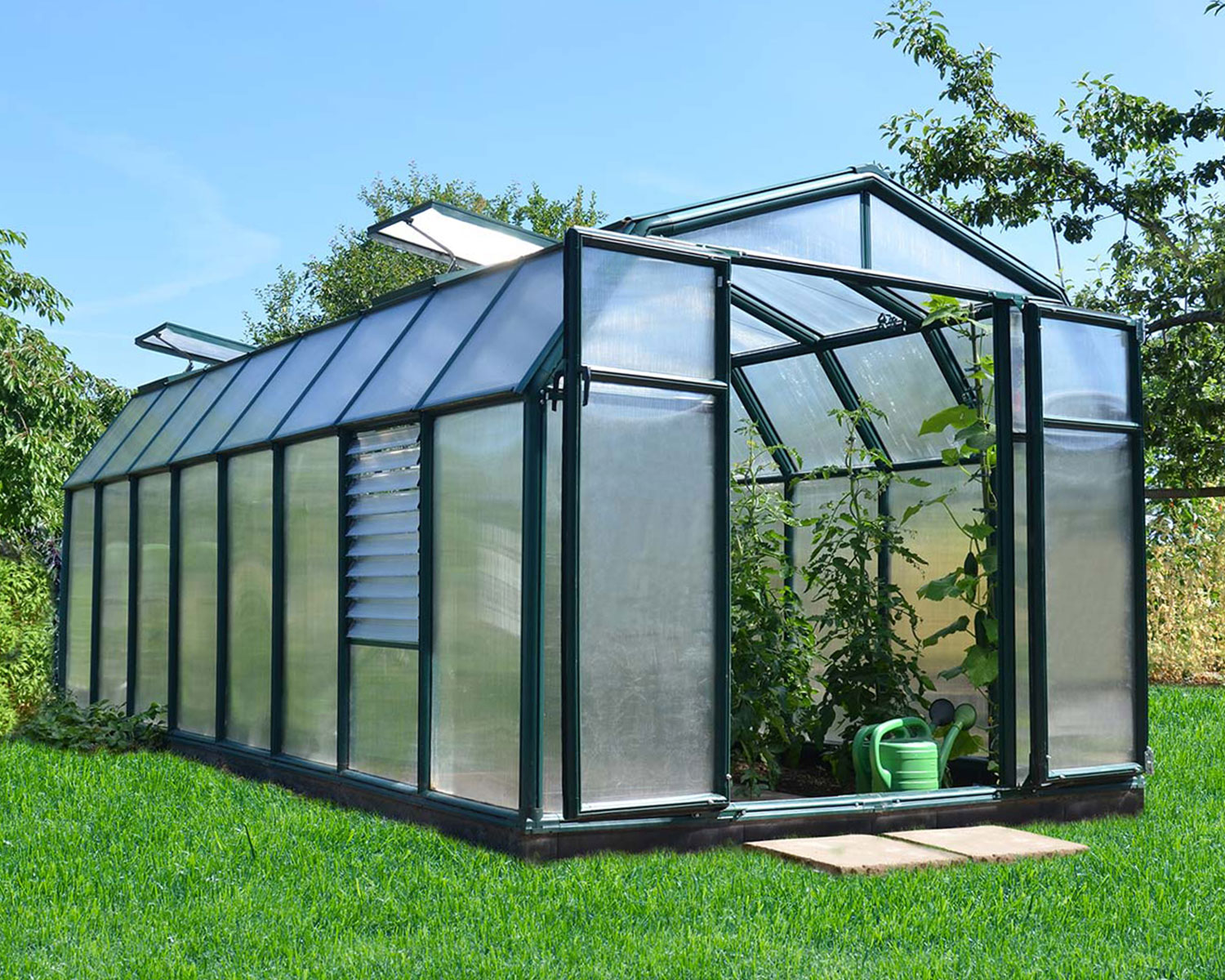 palram-canopia-hobby-gardener-gew-chshaus-13-7-m image 2