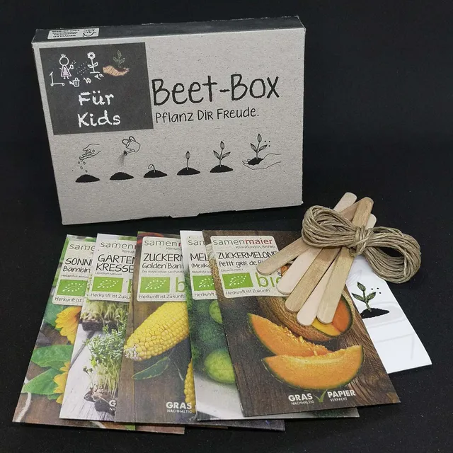 samen-maier-beet-box-f-r-kids-gem-se-und-blumen-saatgut-set-5-sorten image 1