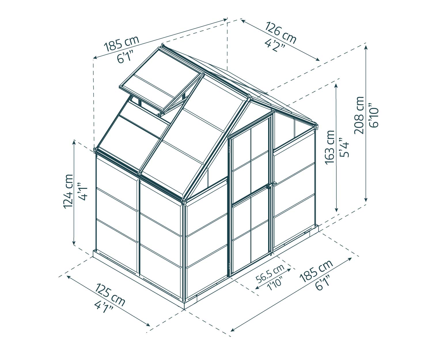 palram-canopia-harmony-2-3-m-kleingew-chshaus image 6