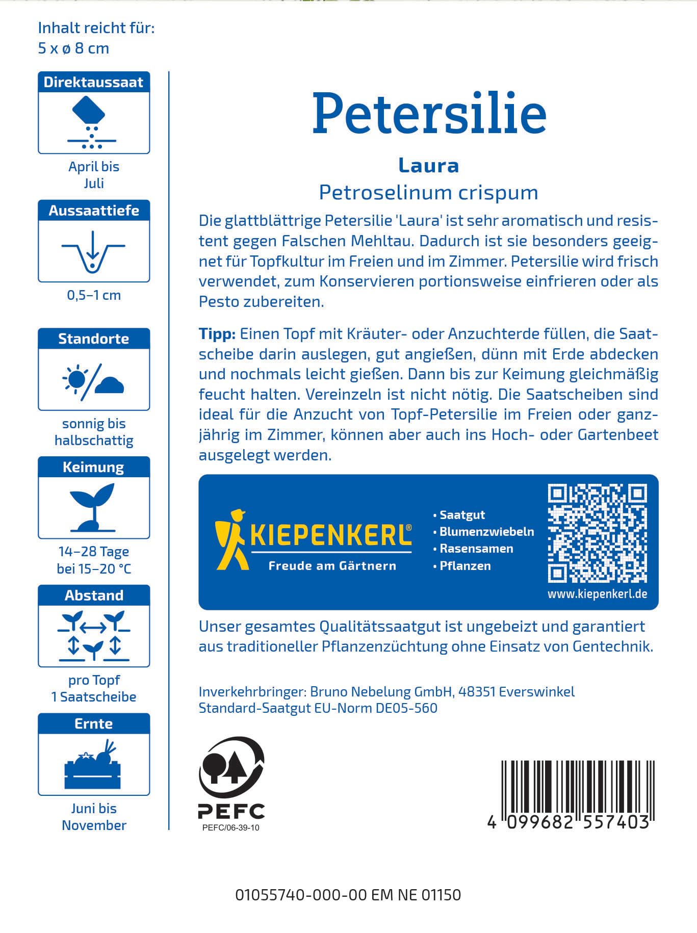 kiepenkerl-profi-line-petersiliensamen-laura-kr-utersaat-saatscheibe image 2