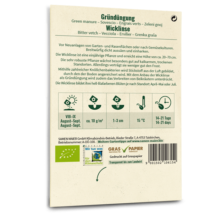 samen-maier-bio-gr-nd-ngung-wicklinse-saatgut image 2