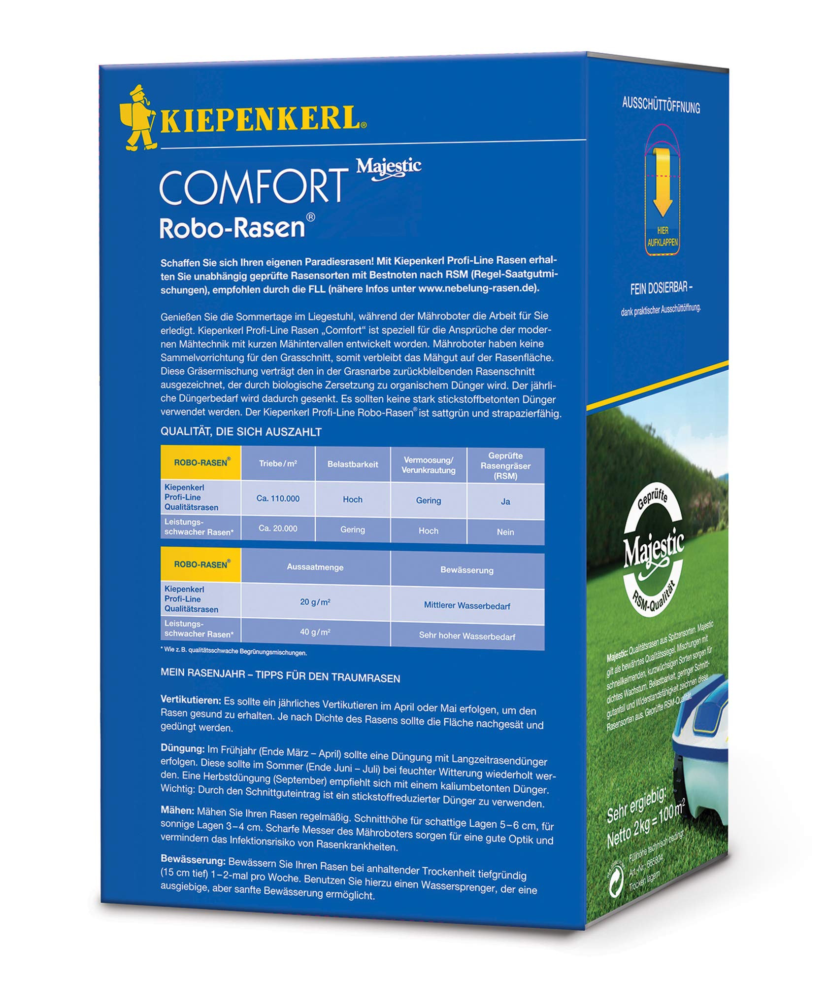 kiepenkerl-profi-line-comfort-robo-rasen-rasensamen-2-kg image 2