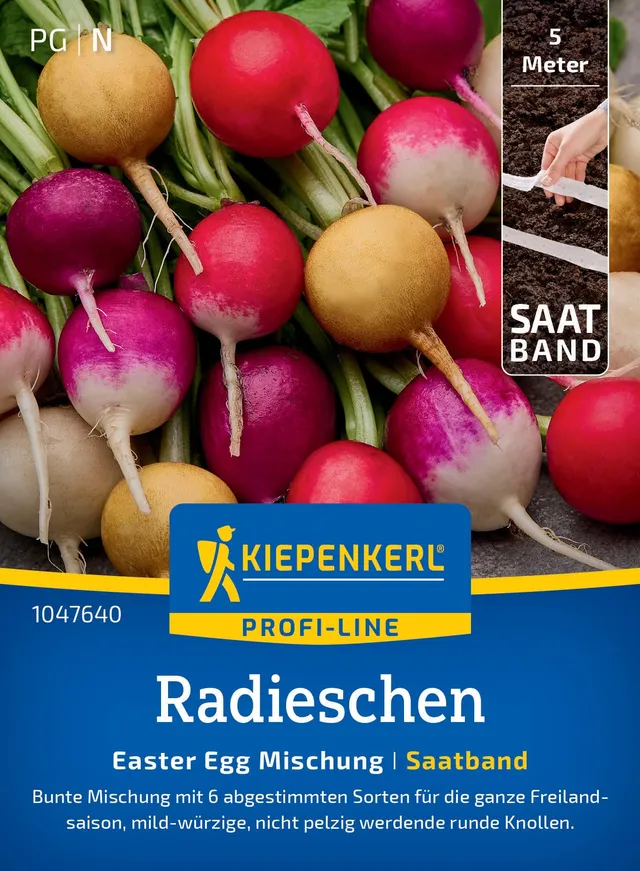 kiepenkerl-radieschensamen-saatband-easter-egg-mischung-1047640-saatgut image 1