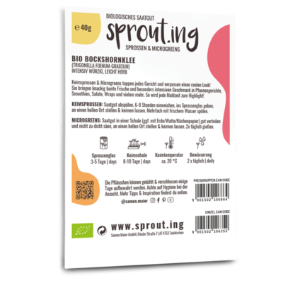 samen-maier-bio-sprossen-microgreens-bockshornklee-keimsaat image 5