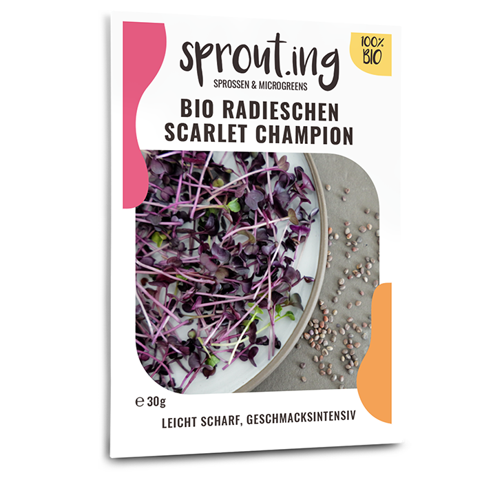 samen-maier-bio-sprossen-microgreens-radieschen-scarlet-champion image 1