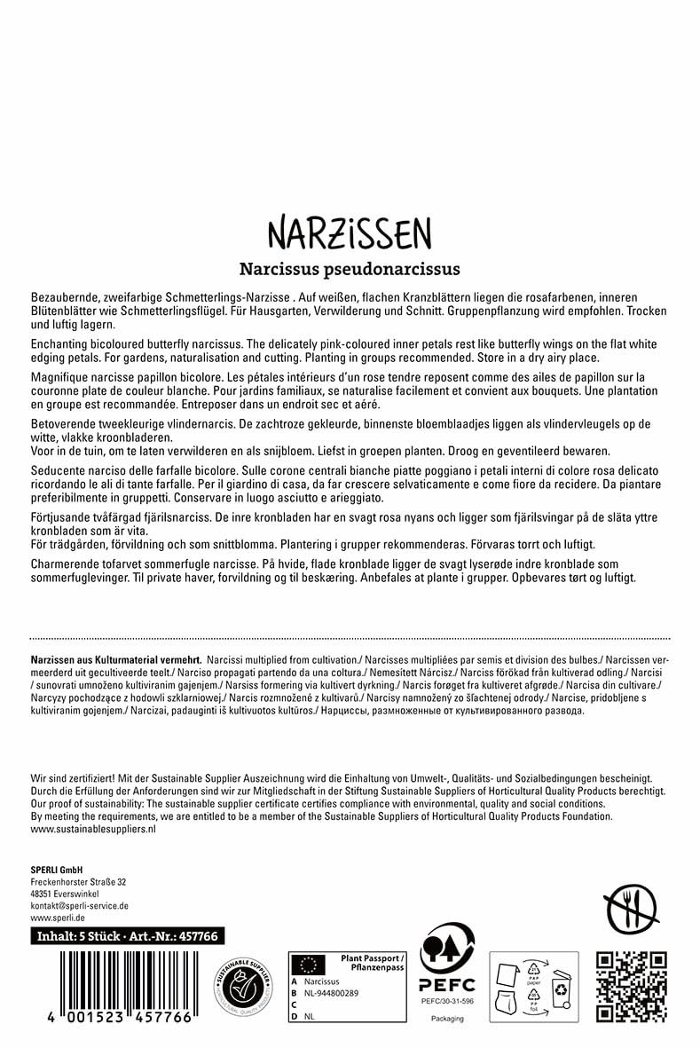 sperli-splei-kronige-narzisse-cum-laude-wei-rosa-schmetterlingsnarzisse-45-cm image 2