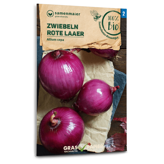 samen-maier-bio-zwiebeln-rote-laaer-rote-zwiebelsamen image 1