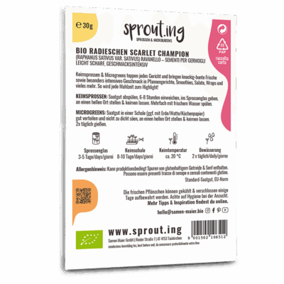 samen-maier-bio-sprossen-microgreens-radieschen-scarlet-champion image 4