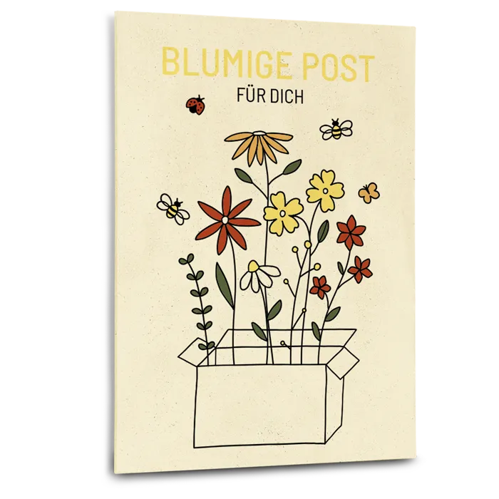 samen-maier-gru-karte-blumige-post-blumensamen-mischung-f-r-bienen-und-schmetter image 1