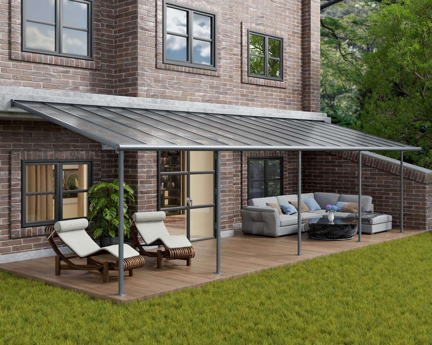 palram-canopia-sierra-pergola-3-x-9-7-m image 3