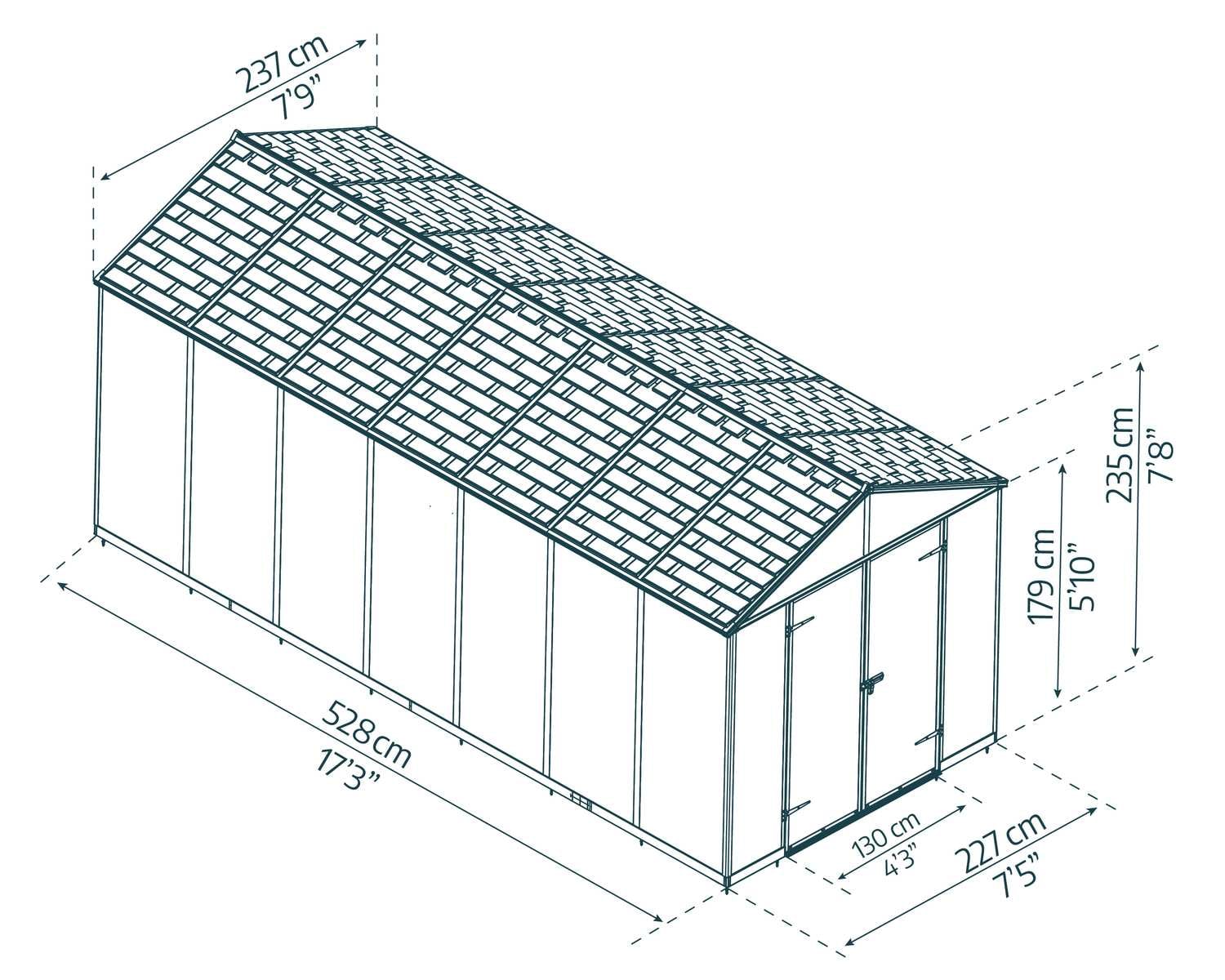 palram-canopia-rubicon-gartenhaus-12-5-m image 3