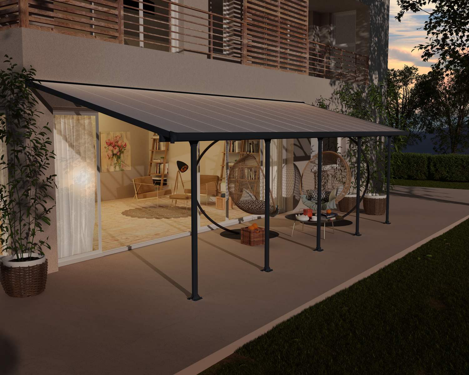 palram-canopia-feria-terrassendach-bausatz-10-ft-x-28-ft image 4