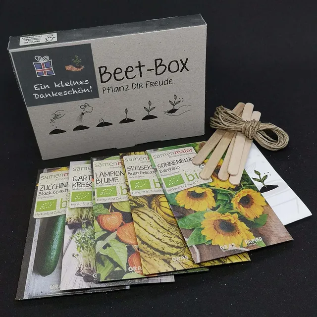 samen-maier-beet-box-ein-kleines-dankesch-n-bio-saatgut-set-5-sorten-mit-pflanzk image 1