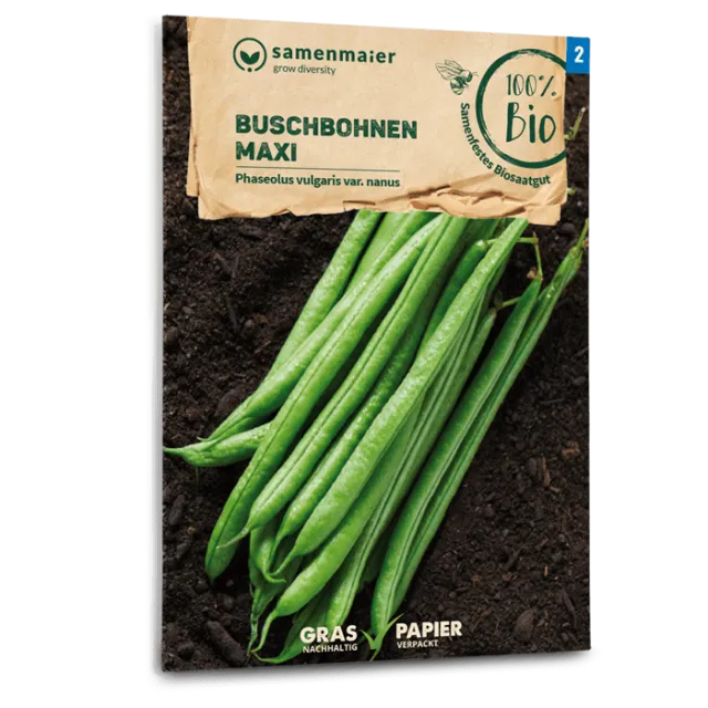 samen-maier-bio-buschbohnen-maxi-saatgut image 1