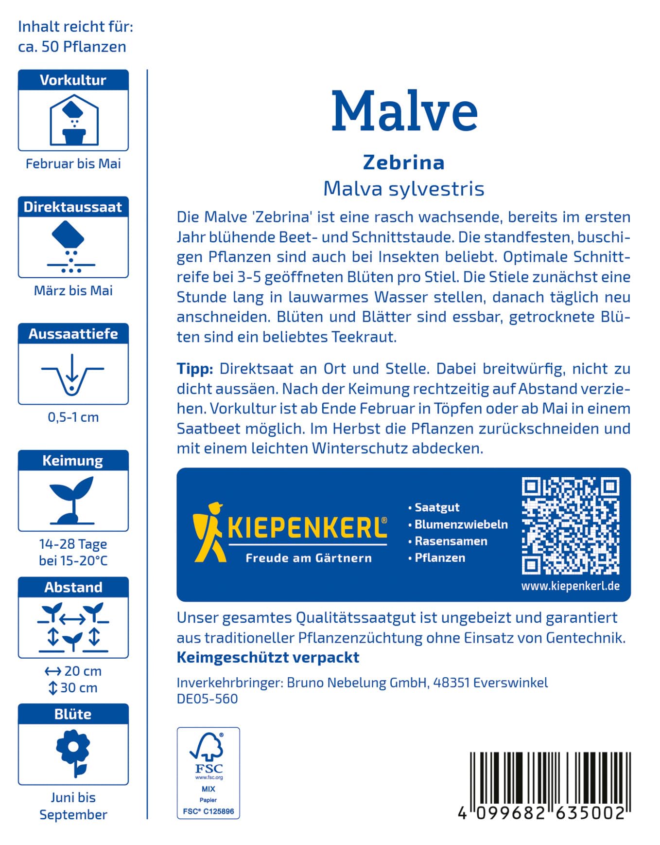 kiepenkerl-malvensamen-zebrina-1063500-blumensaat image 2