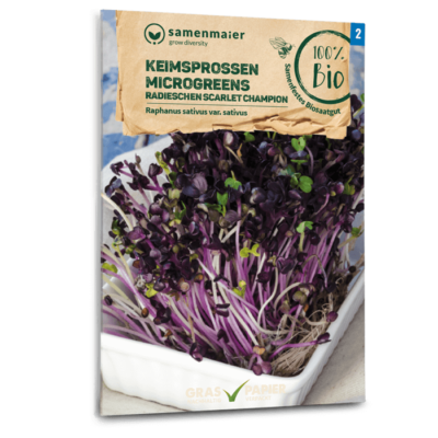 samen-maier-bio-keimsprossen-radieschen-scarlet-champion-microgreens image 3