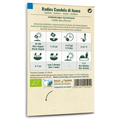 samen-maier-bio-radies-candela-di-fuoco-radieschensamen image 4