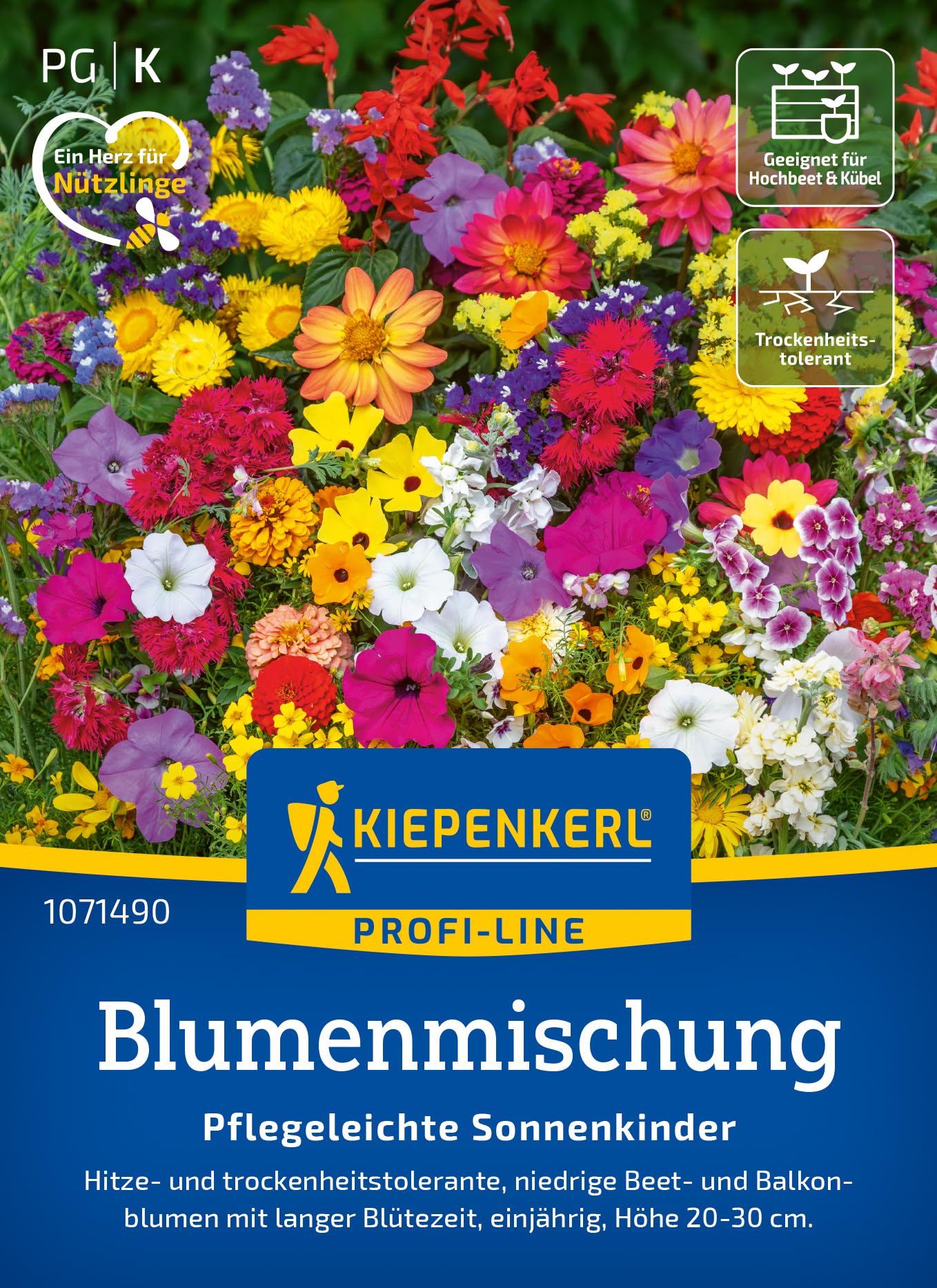 kiepenkerl-profi-line-blumensamen-mischung-pflegeleichte-sonnenkinder-1071490 image 1