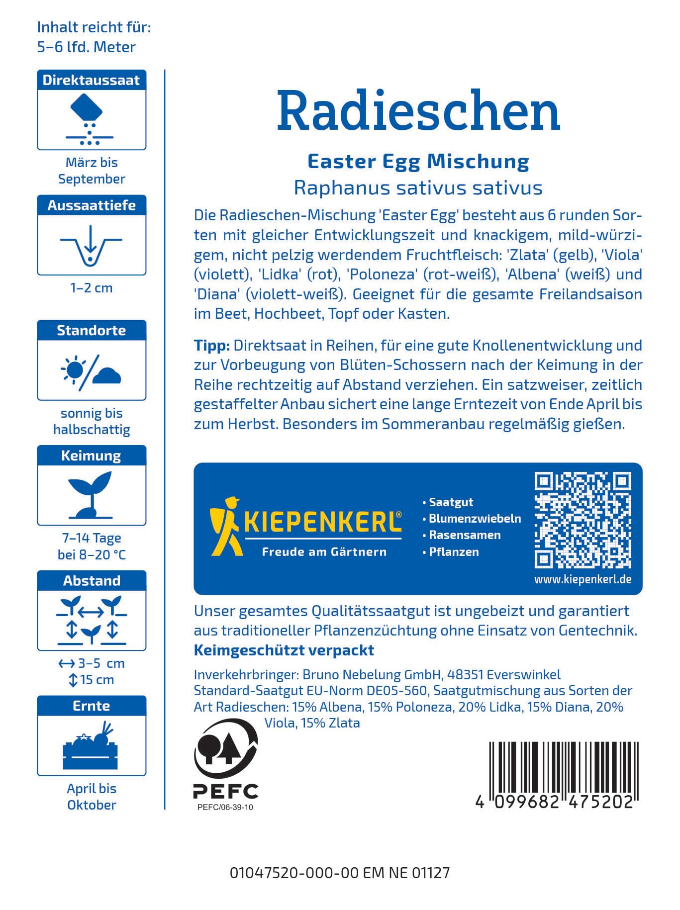 kiepenkerl-radieschensamen-easter-egg-mischung-gem-sesaat image 2