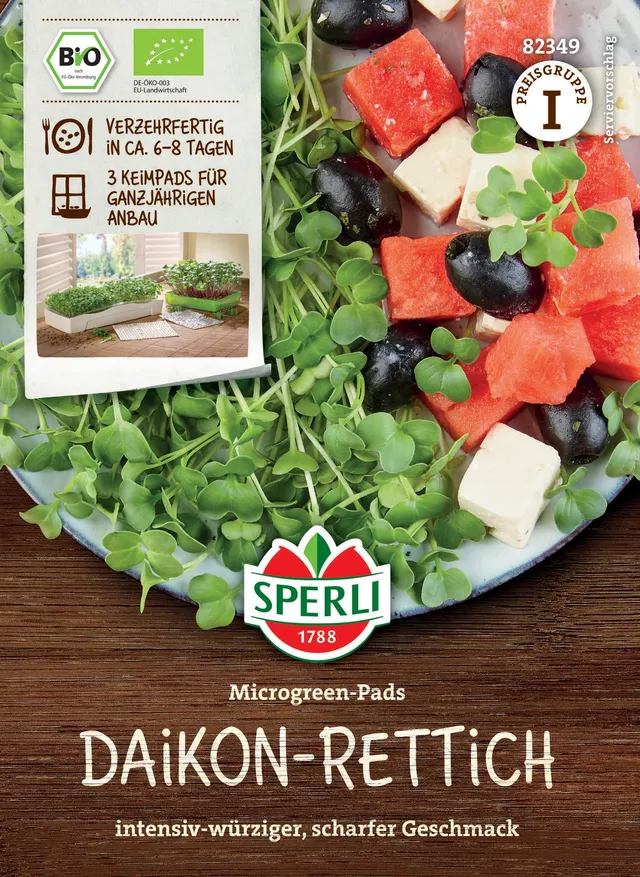 sperli-microgreen-pads-daikon-rettichsamen-82349-keimsprossensaat-bio image 1