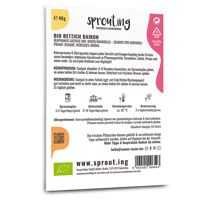 samen-maier-bio-sprossen-rettich-daikon-microgreens-samen image 2