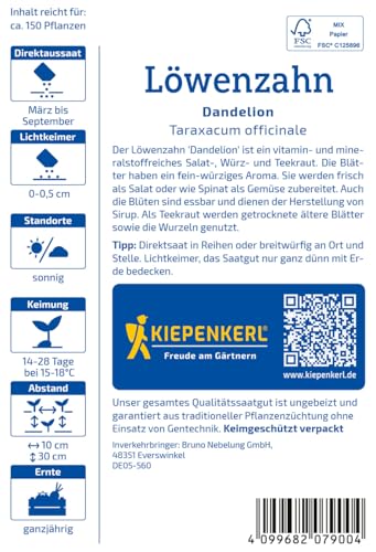 kiepenkerl-l-wenzahn-dandelion-gem-sesaatgut-kr-utersaat image 8