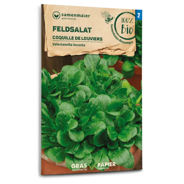 samen-maier-bio-feldsalat-coquille-de-louviers-wintersalat-saatgut image 1