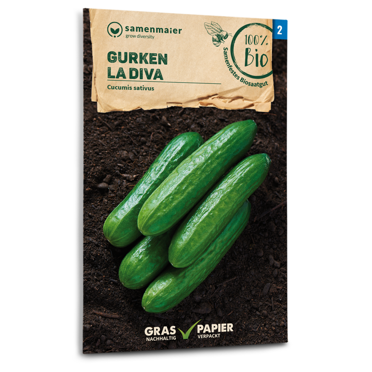 samen-maier-bio-snackgurken-la-diva-gem-sesamen image 1