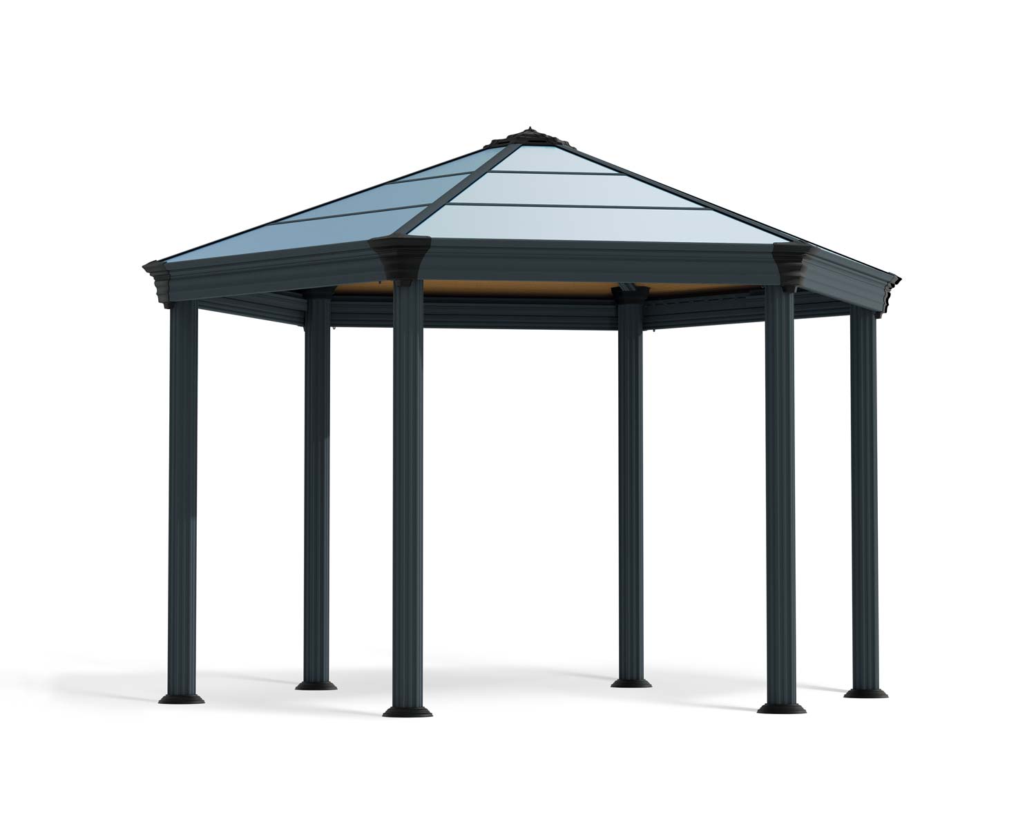 palram-canopia-roma-3-6-x-4-m-gartenpavillon-hexagonal-11-1-m image 1