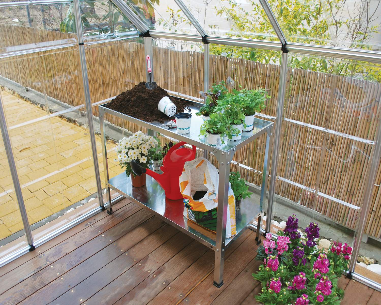 palram-canopia-arbeitstisch-stahl-garten-und-gew-chshaustisch image 6